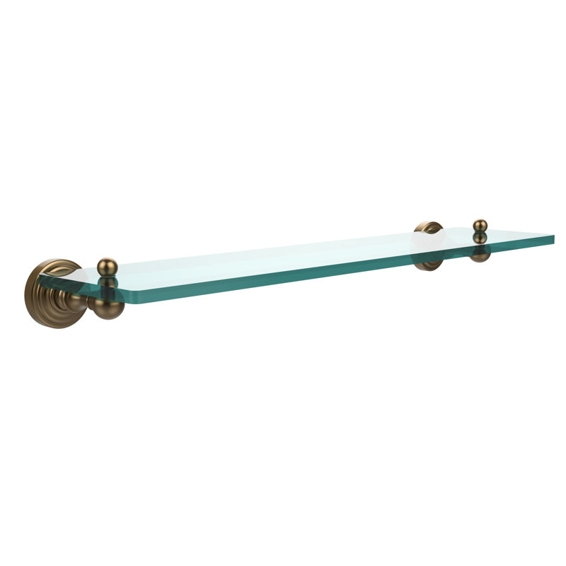 Beresford Bracket Shelf, 22", Brushed Bronze