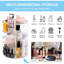 Aisleigh Acrylic Makeup Organiser Vanity Rotation Cosmetic Organizer Make Up Holder Display Case