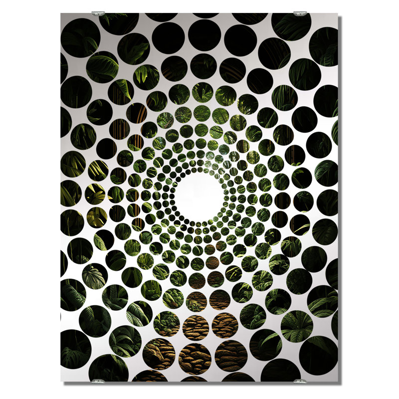 Awan - Miroir mural jungle MIR134985, 40 po x 30 po