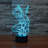 Hero Deadpool Illusion LED Lamp, 3D Light Experience