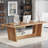 70.8-Inch Executive Desk, Wood Study Computer Desk Writing Table-1382633986