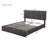 Queen Size Upholstered Platform Bed with Storage Ottoman-438730145