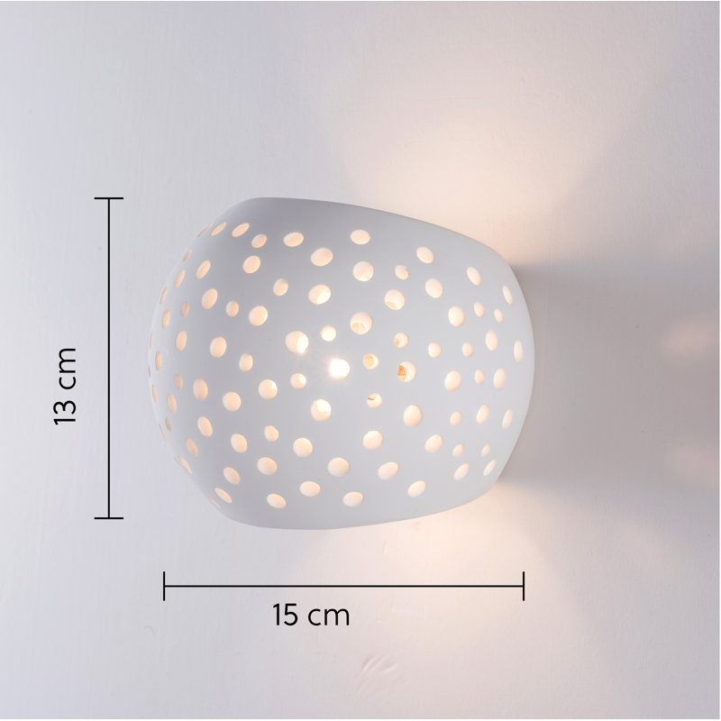 Meila Ceramic Flush Mounted Sconce