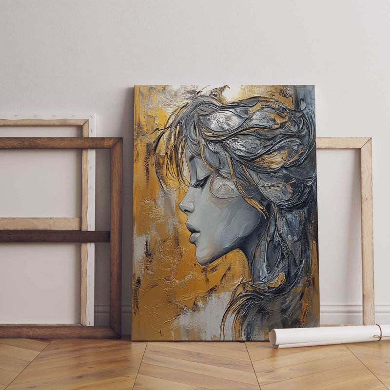 Stunning Decorative Canvas Painting, 19.7 x 27.6 inches | 100% Canvas with 100% Wooden Frame (Thickness: 0.8 x 1.2 inches) | Perfect for Living Room, Bedroom, or Office Decor, Elegant Art Piece for Any Space