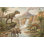 Papier peint dinosaures nature préhistorique