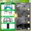 Support de boyau d'arrosage autoportant robuste - Support de boyau d'arrosage en métal 43 po avec base à 4 branches, support de boyau amovible, pouvant contenir jusqu'à 150 pi de boyau pour cour extérieure (noir)