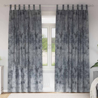 Alithia Velvet Room Darkening Curtain Pair