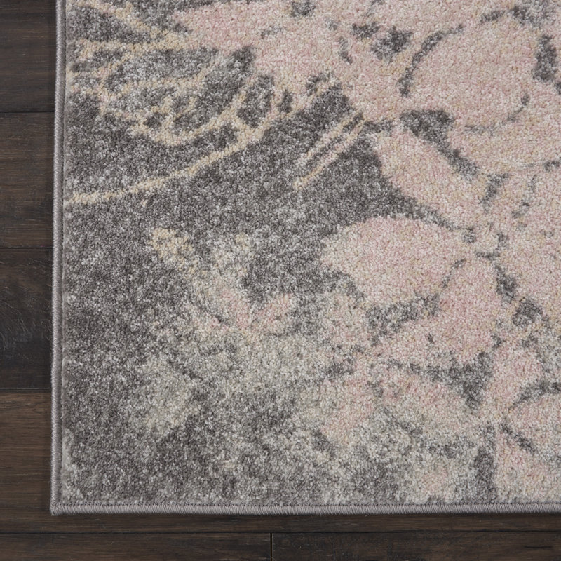 Tapis traditionnel gris Deedra, Rectangle 2 pi x 4 pi