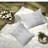 Elegant Cotton Bedding Sets, King With Embroidered Style
