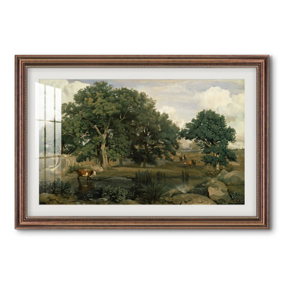 Bernadine " Forest Of Fontainebleau, 1846-Jean-Baptiste " by Jean-Baptiste-Camille Corot