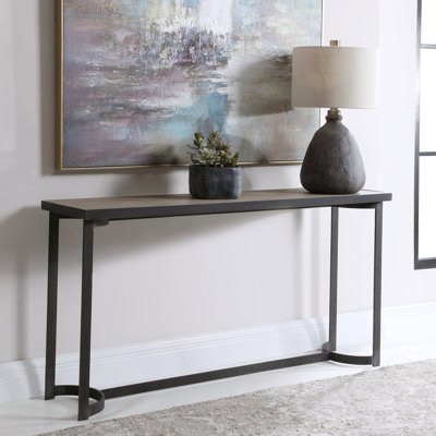 Pierce 62'' Solid Wood Top Console Table