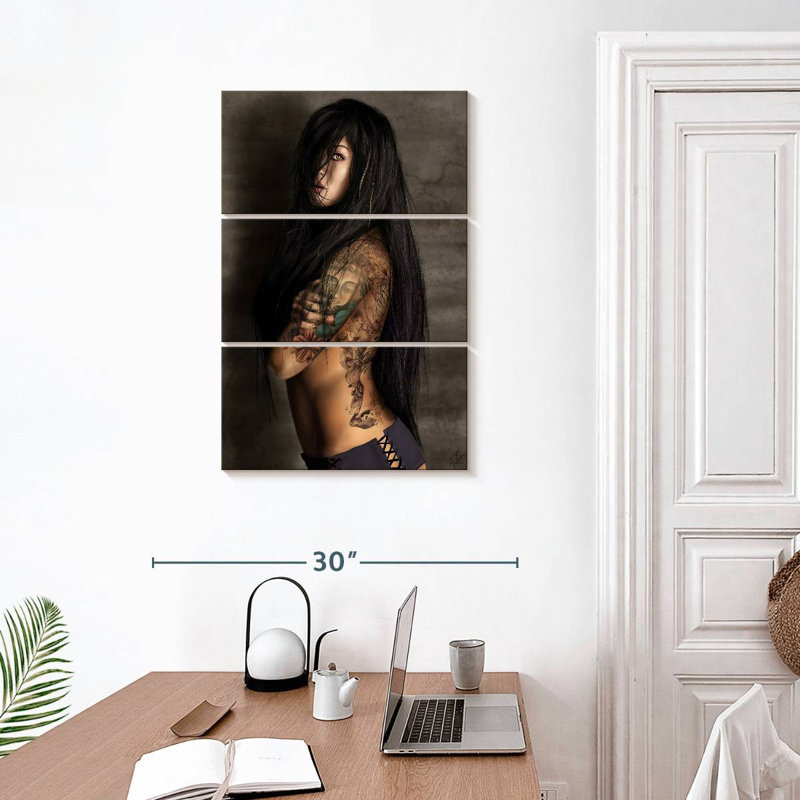 Senne Buddha Tattoo, 32" H x 20" W