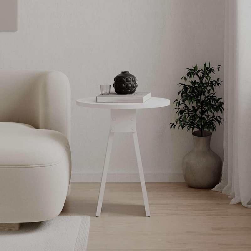 Table d'appoint, Blanc