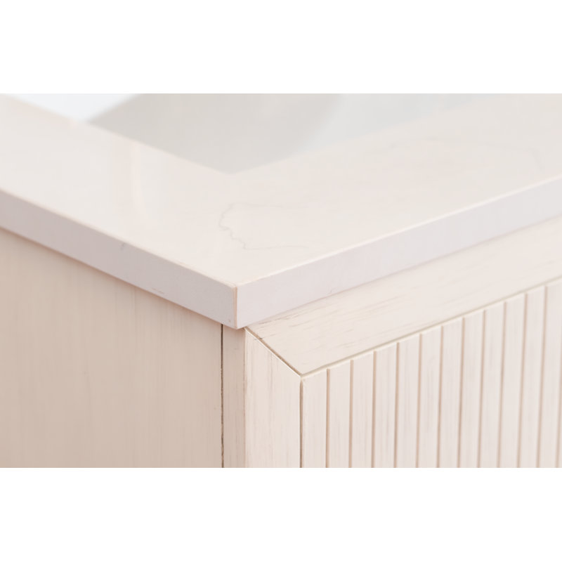 Meuble-lavabo double 71,77151 po avec comptoir en marbre