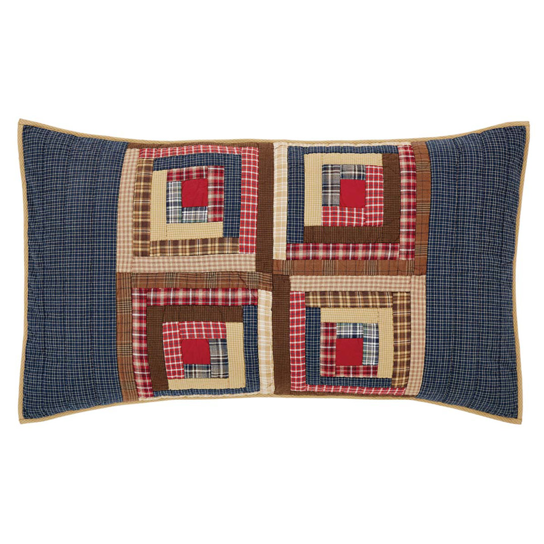 Braxton Cotton Quilted Patchwork Sham VHC Brands 