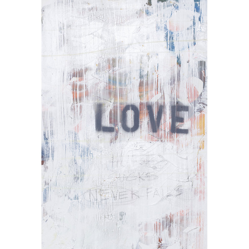 Love Never Fails II - Wrapped Canvas Painting, 46cm H x 30cm W