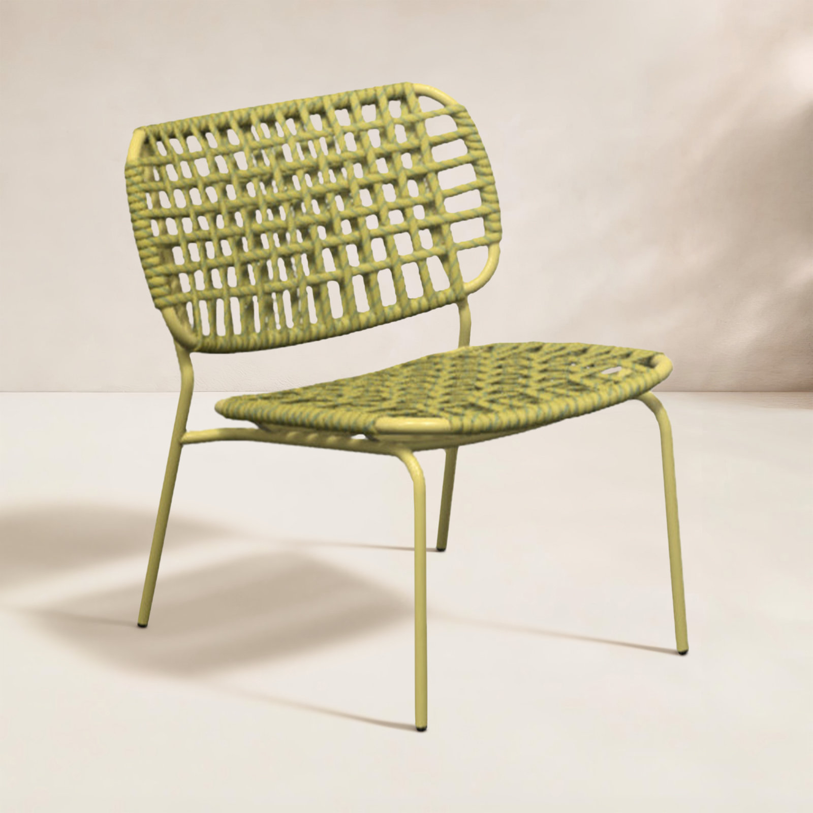 Yo! Patio Side Chair, Lemon