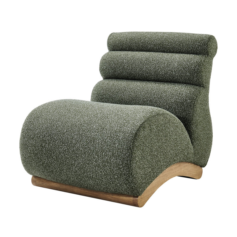 Hollyn Fabric Accent Chair, Milford Green Polyester Blend