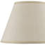 Abat-jour tambour en toile de jute brun clair