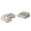 Canapé modulaire en Corduroy avec méridienne et 3 coussins en forme de L-1555480319