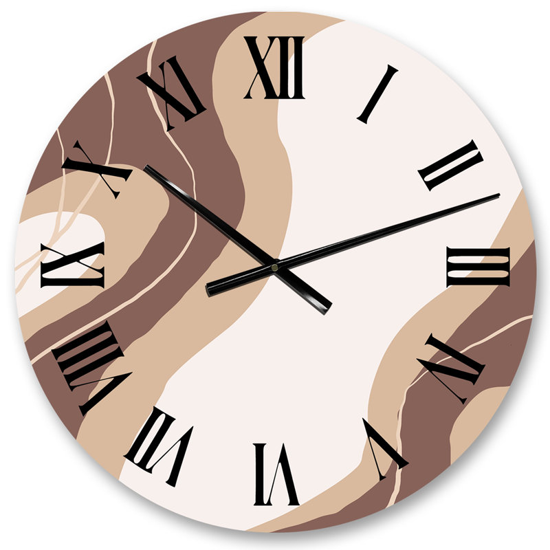 Horloge murale Earth Tones, Moyen