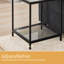 Table basse carrée en verre 20 po-1271131340