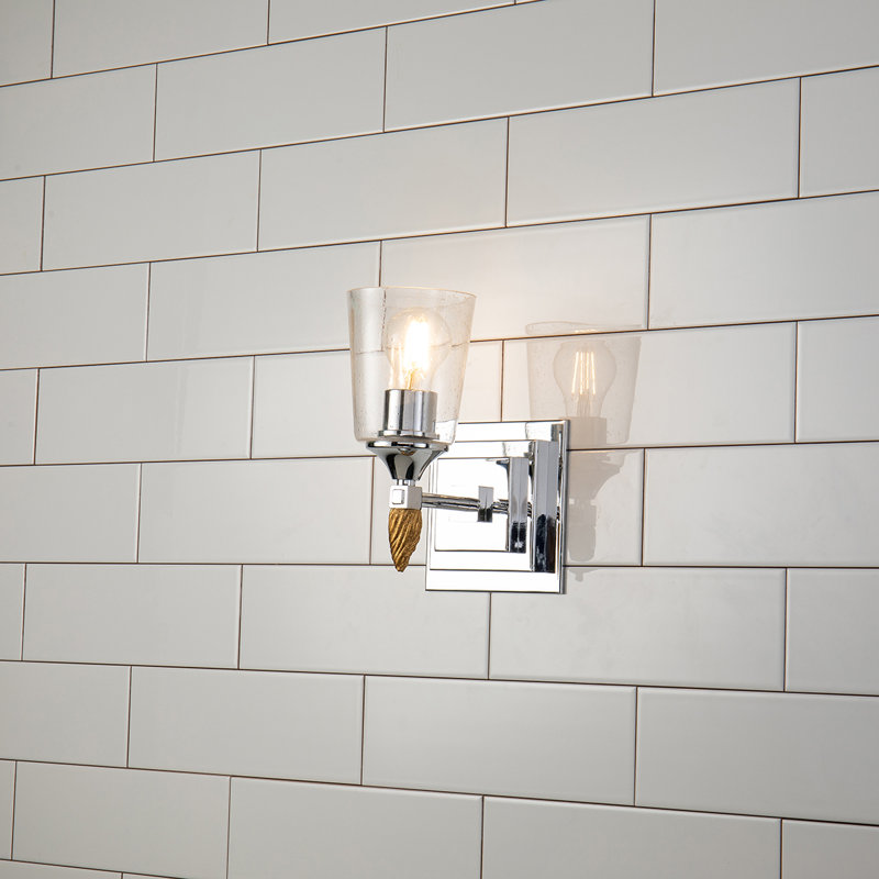 Vetiver 1 Light Wall Sconce Gold, Chrome
