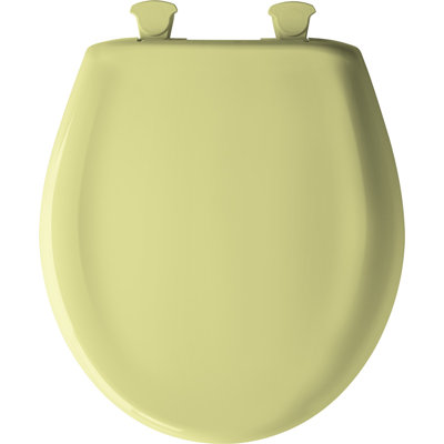 Siège de toilette rond en plastique