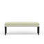Banc rembourré 46,5 po avec pieds en bois-1677275976