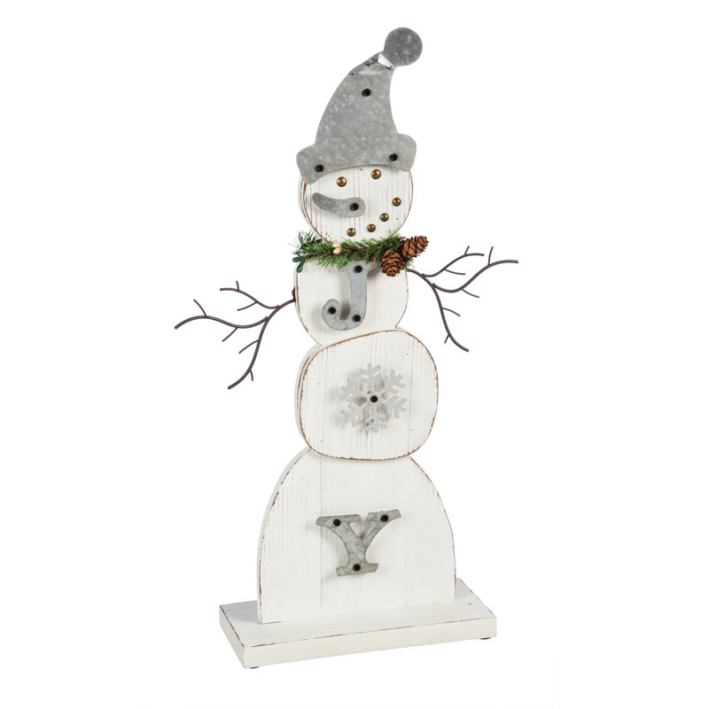 Décoration de table bonhomme de neige bonhomme de neige