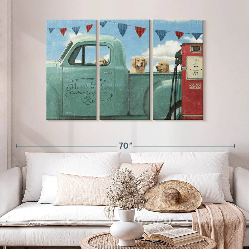 Ketti Lets Go For A Ride, 32" H x 50" W