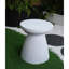 Table de bout décorative de jardin, H 18,1 po, table d'appoint moderne et robuste, table d'appoint robuste pour l'intérieur et l'extérieur