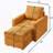 Versatile Comfy Chaise Lounge with Ottoman for Living Room, Enhancing Relaxation-1773425431
