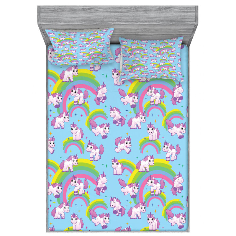 Microfiber Sheet Set, Full Sheet Set with Fitted Sheet