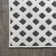 Demetri High-Low Pile Mini-Diamond Trellis White/Black Indoor/Outdoor Rug