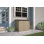 Suncast 53 in. W x 32.5 in. D Resin Horizontal Storage Shed with Reinforced Floor and 3-Door Access, Made in the USA