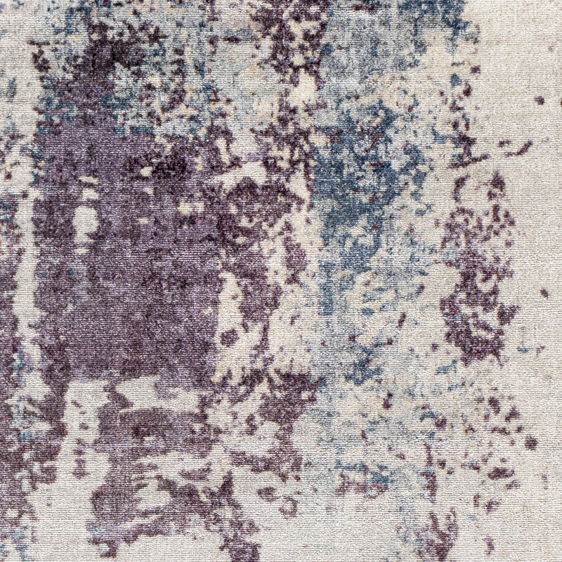 Tapis gris / brun clair Mckellar, Rectangle 2 pi 7 po x 4 pi