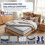 Adaptive Hybrid Pocket Spring Mattress with Cooling Gel Foam, 2ft6 Small Single (190 x 75 x 23 cm)