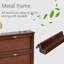 Rangement pour chaussures en aluminium brun noisette