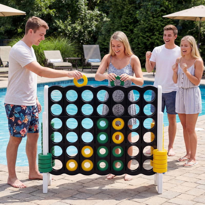 Ensemble de jeu géant Jumbo 4-to-score, Bleu très foncé