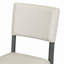 Ensemble de table de salle à manger 5 pièces avec pieds courbés et 4 chaises rembourrées pour la salle à manger-1067681561