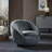 Upholstered Swivel Barrel Chair-1301299581