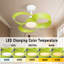Ventilateur de plafond intérieur 22 po avec télécommande DEL à intensité variable Soraya-2013612625-2013612629