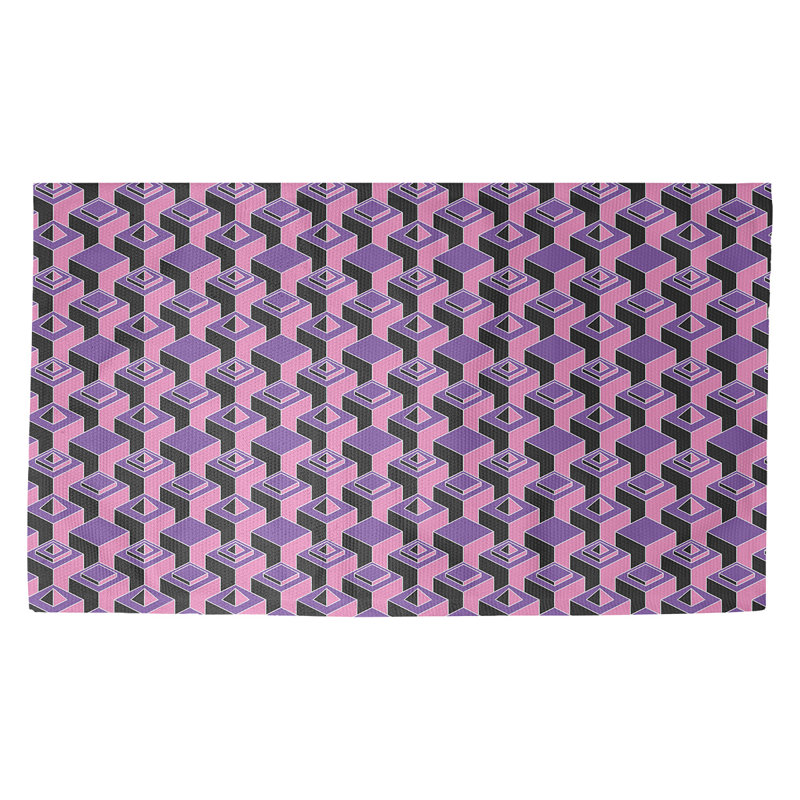 Jordao Geometric Indoor Rug, Rectangle 5' x 7'