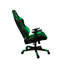 Fauteuil de jeu inclinable ergonomique et pivotant en cuir East Green Home Balik en vert / noir