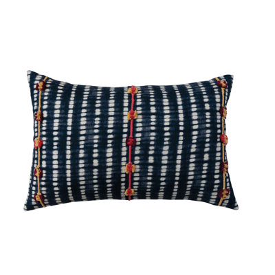  Cotton Lumbar Rectangular Pillow Cover