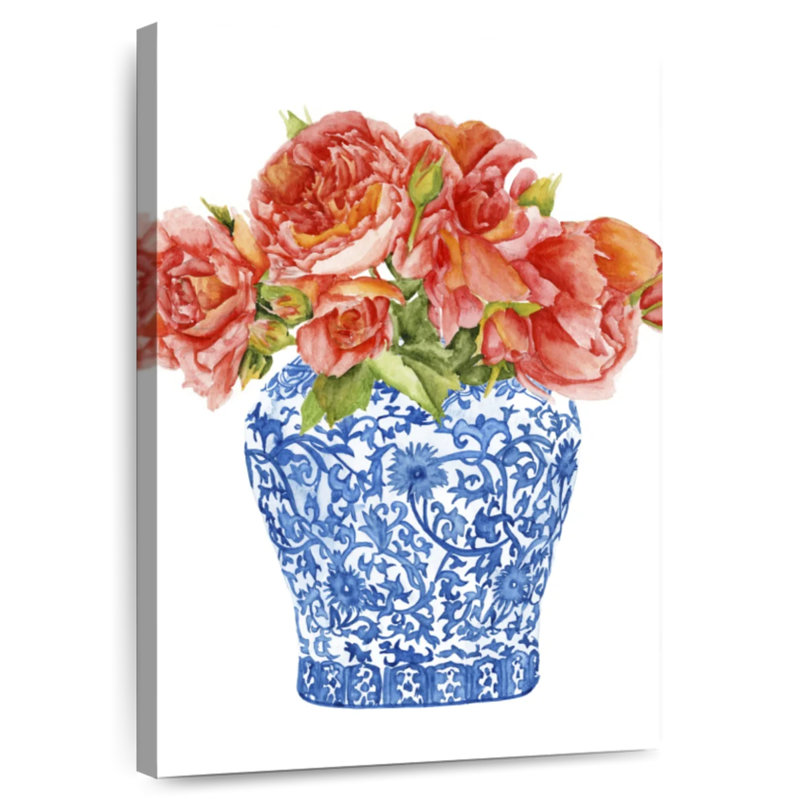 Harnek Sweet Peonies II, 12" H x 8" W