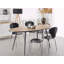Doug Oval Metal Base Dining Table