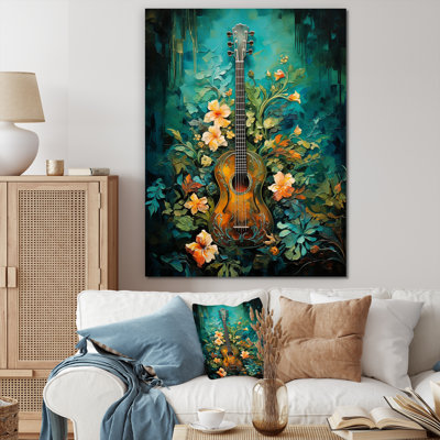 Guitare euphonique sarcelle tropicale