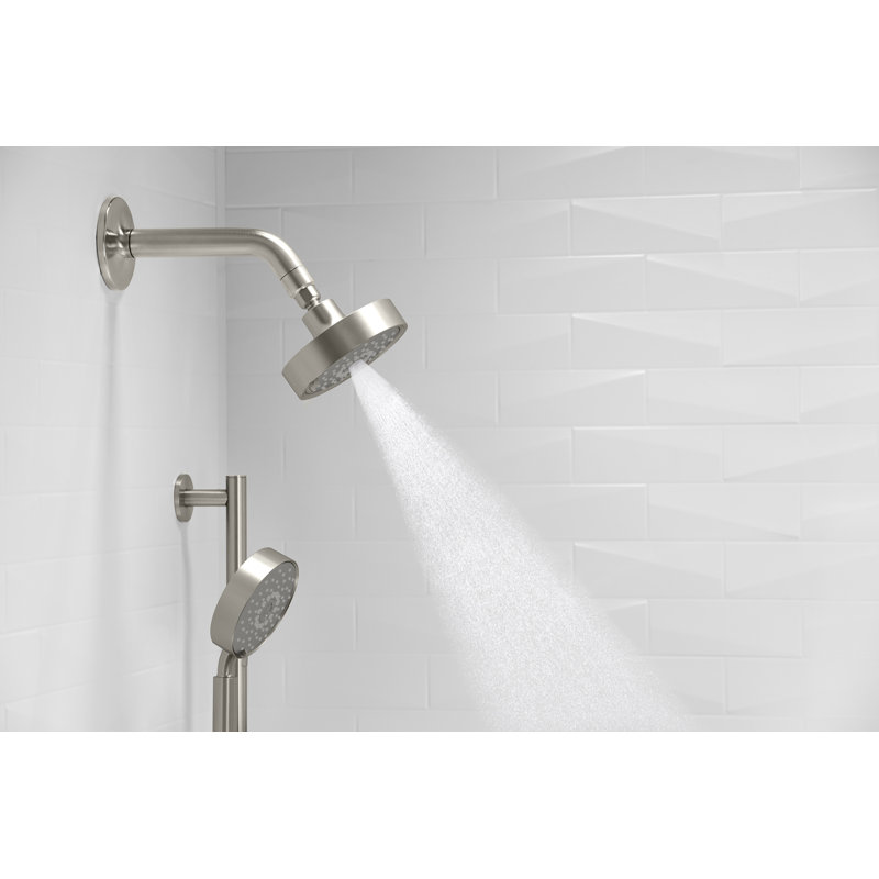 Kohler Purist Performance Showering Kit, 2.5 GPM Multifunction Showerhead and Handshower Package, Three Spray Settings